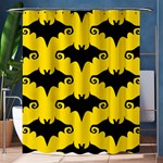 yellow bats Shower Curtain 60  x 72  (Medium)