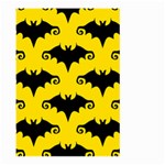 yellow bats Large Garden Flag (Two Sides)