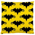 yellow bats Large Cushion Case (One Side)