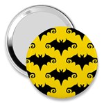 yellow bats 3  Handbag Mirror