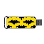 yellow bats Portable USB Flash (One Side)