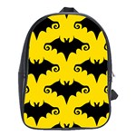 yellow bats School Bag (XL)