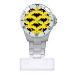 yellow bats Plastic Nurses Watch