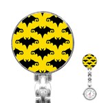 yellow bats Stainless Steel Nurses Watch