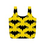 yellow bats Full Print Recycle Bag (S)