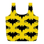 yellow bats Full Print Recycle Bag (L)