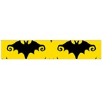 yellow bats Large Flano Scarf 