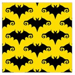 yellow bats Large Satin Scarf (Square)