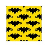 yellow bats Small Satin Scarf (Square)