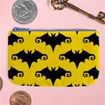 yellow bats Large Coin Purse