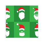 Christmas Santa Beard Small Satin Scarf (Square)