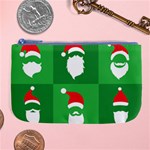 Christmas Santa Beard Large Coin Purse