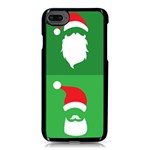 Christmas Santa Beard Apple iPhone 8 Seamless Case (Black)