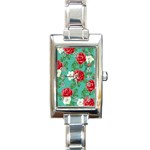 fa_texture36 Rectangular Italian Charm Watch