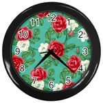 fa_texture36 Wall Clock (Black)