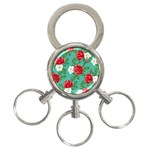 fa_texture36 3-Ring Key Chain