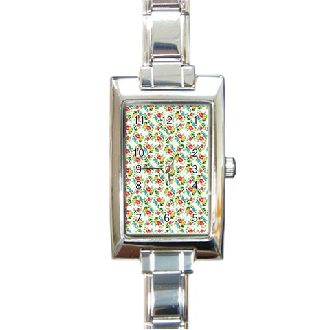 fa_texture37 Rectangular Italian Charm Watch from ArtsNow.com Front