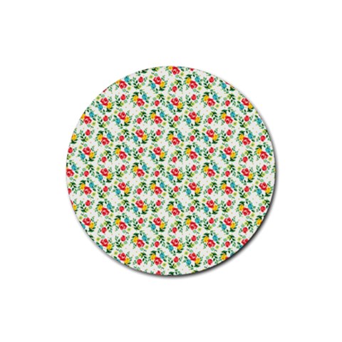 fa_texture37 Rubber Coaster (Round) from ArtsNow.com Front