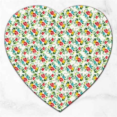 fa_texture37 Jigsaw Puzzle (Heart) from ArtsNow.com Front