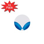 swim 1  Mini Button (10 pack) 