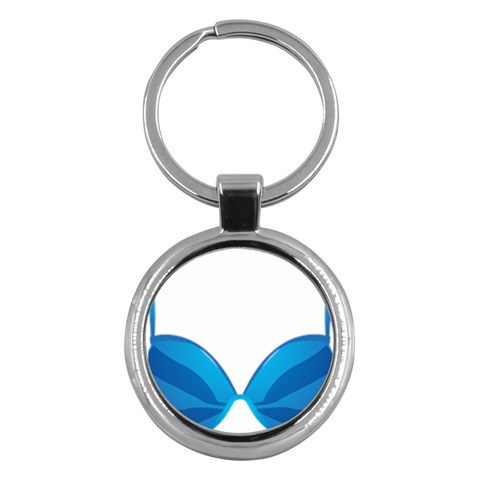 swim Key Chain (Round) from ArtsNow.com Front