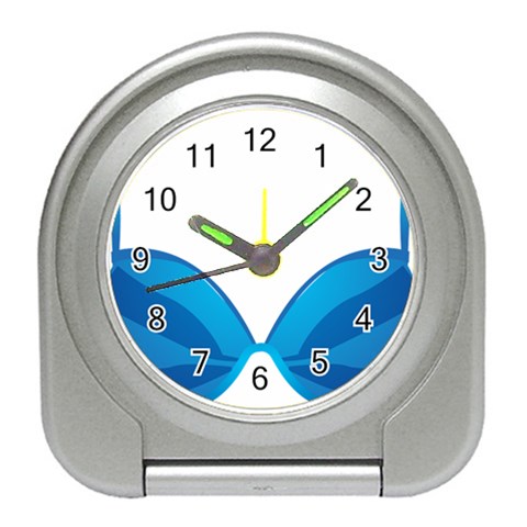 swim Travel Alarm Clock from ArtsNow.com Front