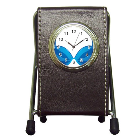 swim Pen Holder Desk Clock from ArtsNow.com Front