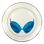 swim Porcelain Plate