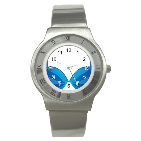 swim Stainless Steel Watch from ArtsNow.com Front