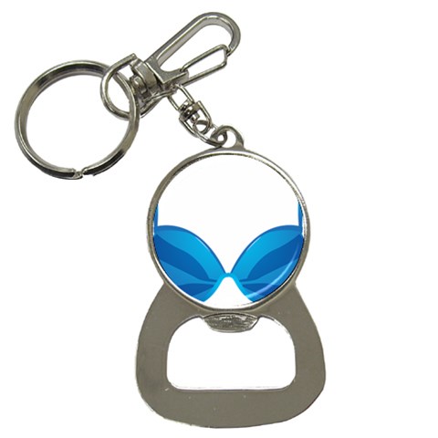 swim Bottle Opener Key Chain from ArtsNow.com Front