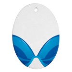 swim Oval Ornament (Two Sides)