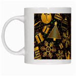 Gold snowman White Mug