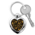 Gold snowman Key Chain (Heart)