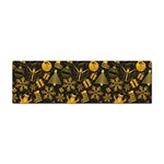 Gold snowman Sticker Bumper (100 pack)