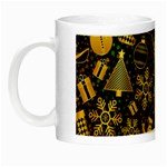 Gold snowman Night Luminous Mug