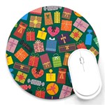 Christmas Presents Round Mousepad