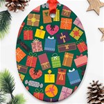 Christmas Presents Ornament (Oval)