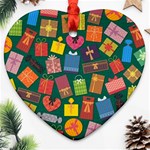 Christmas Presents Ornament (Heart)