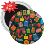 Christmas Presents 3  Magnet (100 pack)