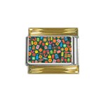 Christmas Presents Gold Trim Italian Charm (9mm)