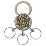 Christmas Presents 3-Ring Key Chain