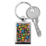 Christmas Presents Key Chain (Rectangle)