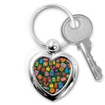 Christmas Presents Key Chain (Heart)