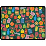 Christmas Presents Fleece Blanket (Large)