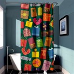 Christmas Presents Shower Curtain 36  x 72  (Stall)