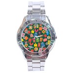 Christmas Presents Stainless Steel Analogue Watch