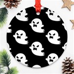 cute Ghosts Round Ornament (Two Sides)