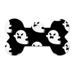 cute Ghosts Dog Tag Bone (Two Sides)