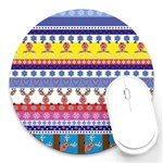 Christmas Reindeer Round Mousepad