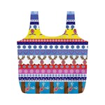 Christmas Reindeer Full Print Recycle Bag (M)